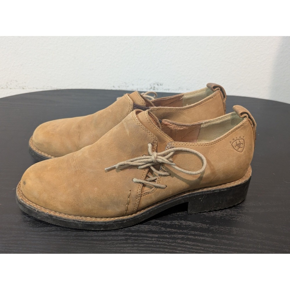 Ariat Shoes Womens Size 7 Brown Suede Pro Oxford ATS Lace Up Comfort Casual